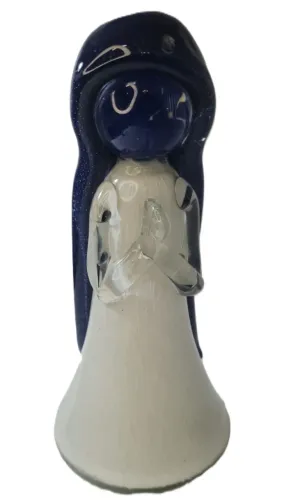 Escultura de Nossa Senhora em Cristal de Murano Artístico (22 cm)Descrição: Elegante e del