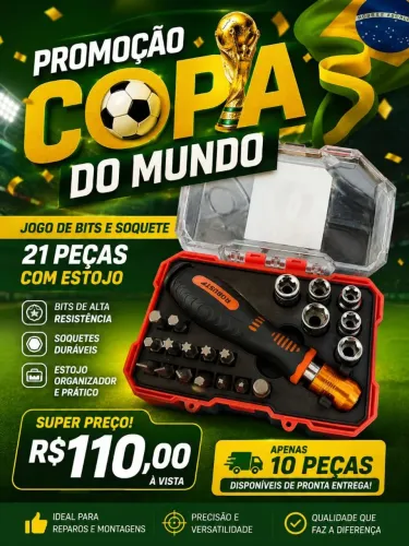 Jogo de chaves, lavadoura e Aspirador 