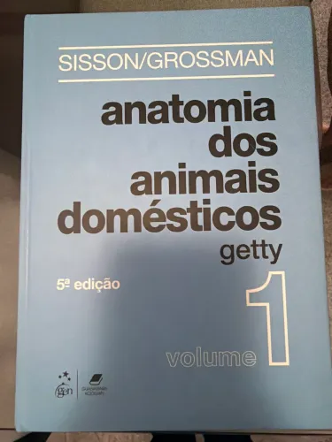 Anatomia dos animais domésticos - GETTY 1/2 5° edição 