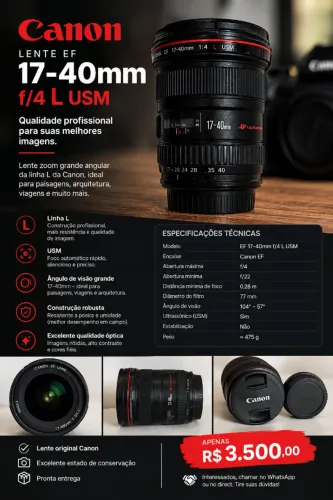 Lente Canon