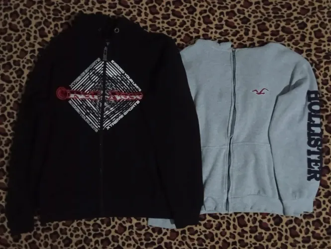Kit 2 Moletons (Red Nose e Hollister)
