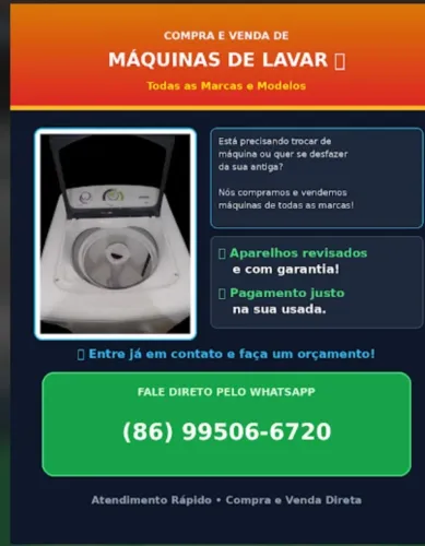Máquina de lavar *