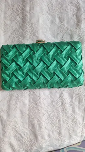 Bolsa Clutch verde