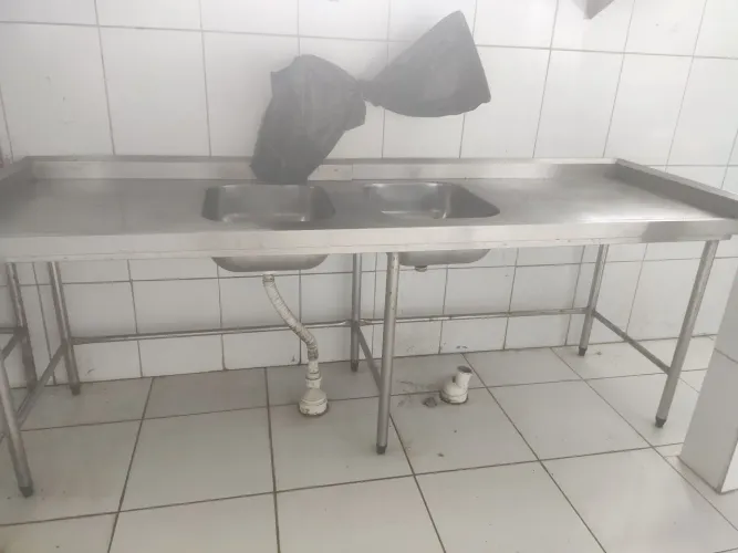 Pia industrial aço inox