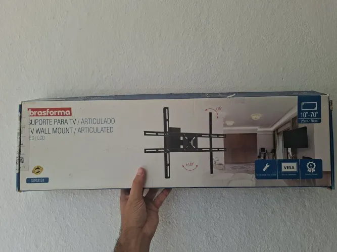 Suporte Articulado De Parede Brasforma Sbru-131 Ttv 10 A 70