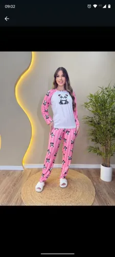 Roupa de dormir, casaco e calça #pijama