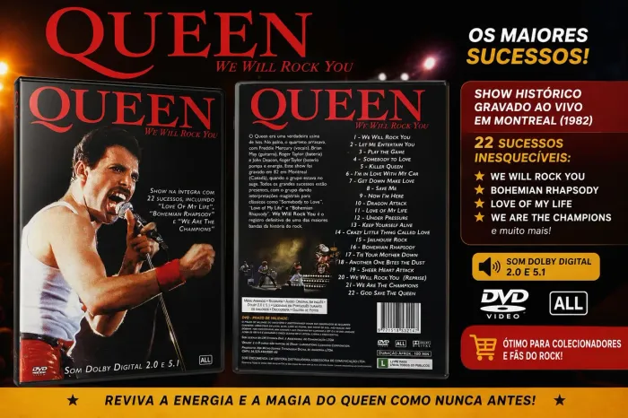 Dvd show Queen