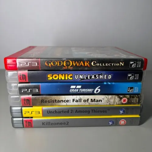 Lote com 6 jogos ps3