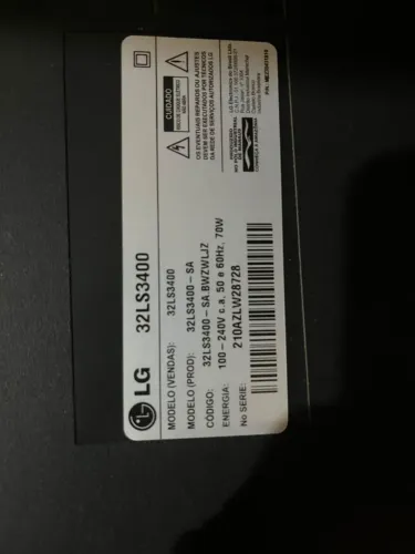 Vendo TV LG 32 polegadas 