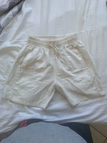 Short Masculino Branco Casual Praia - Tamanho M