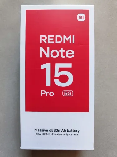 Redmi Note 15 Pro 5G de 512gb e 8gb ram Xiaomi global, novo, lacrado.