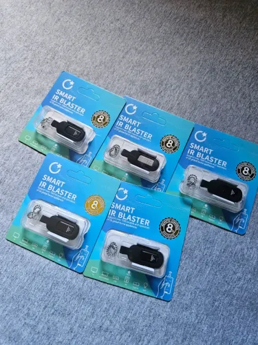 Adaptador Controle Remoto Tipo C para Android iPhone Controlar TV, Projetor, Ar Cond