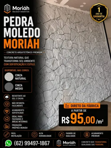 REVESTIMENTO PEDRA MOLEDO
