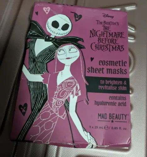 Mascara de beleza Nigthmare Before Christmas Lacrada.
