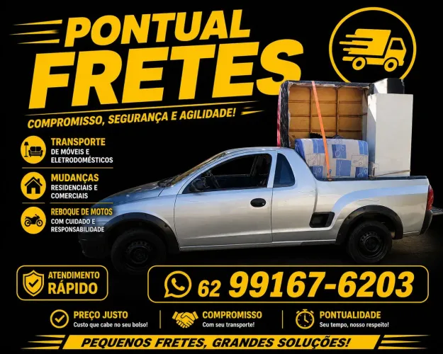 FRETES BARATO GOIÂNIA 