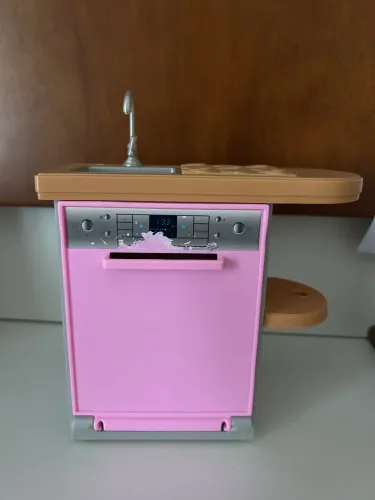 Pia e lava louça da Barbie