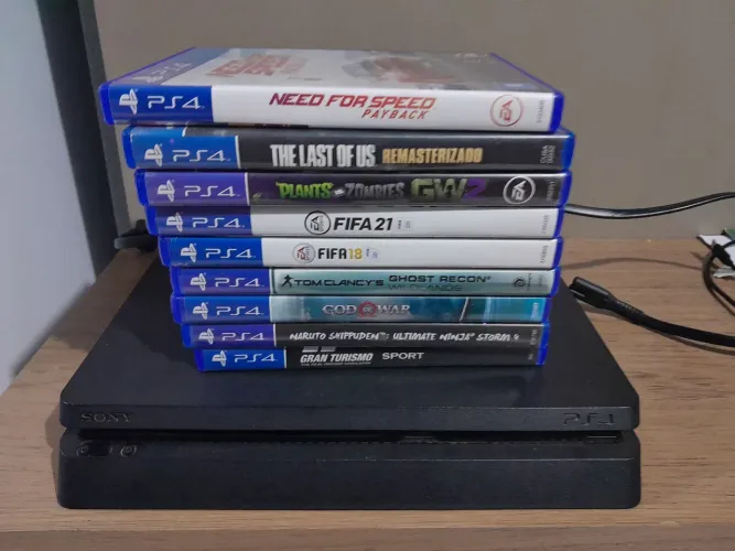 ? VENDO PS4 COM 9 JOGOS?