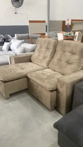 SOFA RETRATIL E RECLINAVEL 2 METROS