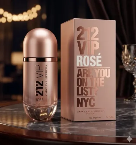 PERFUME 212 VIP ROSE CAROLINA HERRERA EAU DE PARFUM 100ML