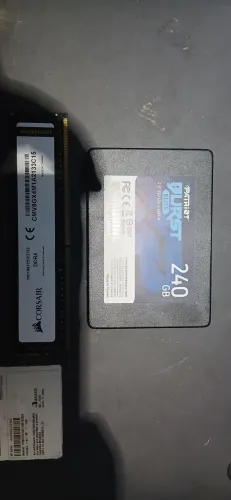 memória ram ddr4 8gb + ssd 240gb por $250
