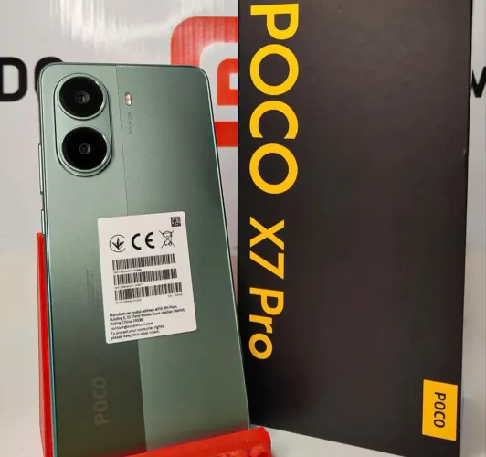 Celular Xiaomi Poco X7 Pro 5G NFC 512+12 Verde Preto Amarelo