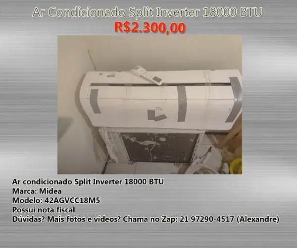 Ar condicionado Split Springer 18000 BTU