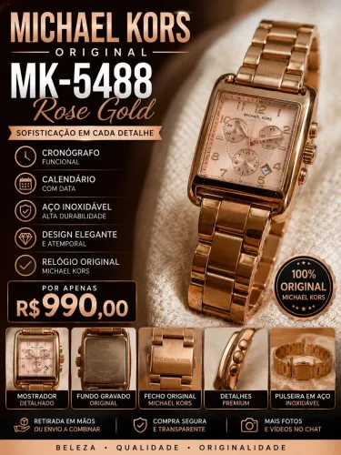 MICHAEL KORS RIGINAL - MK-5488 Rose Gold