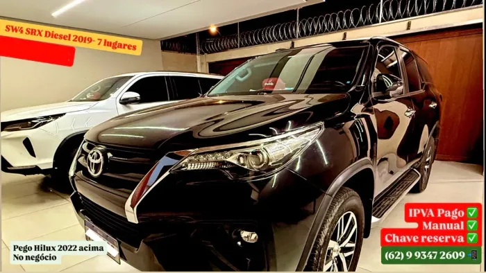 Toyota Hilux SW4 SRX 4X4 2.8 TDI 16V Dies. Aut. 2019