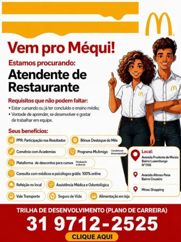 Atendente de restaurante