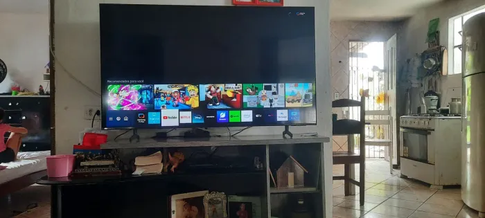 Vendo smart tv samsung cristal 55 Polegada