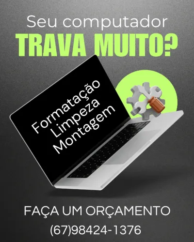 Manutenção de Computadores e Notebooks | Formatação, Limpeza e Montagem
