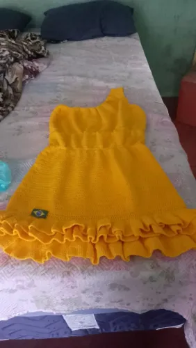 Vestido de crochê 