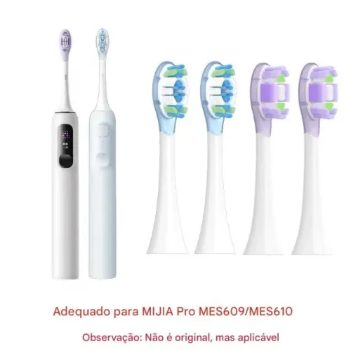 Refil para Escova Xiaomi Mijia Oscilante Pro (Kit c/ 4 unidades)