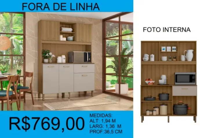 Armario de cozinha de alta qualidade - temos a pronta entrega