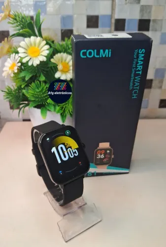Smartwatch Colmi P81. Tela HD.