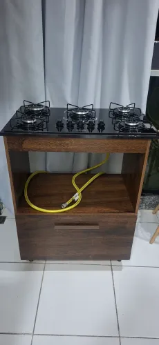 Cooktop 5 bocas Itatiaia com balcão