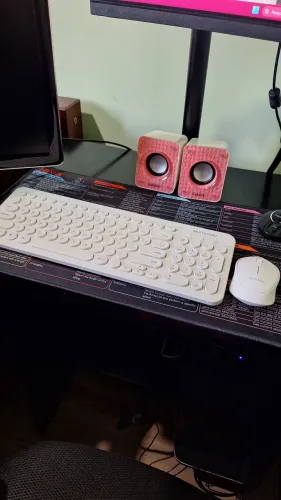Taclado e mouse Sem fio Multilaser TC232 com nano receptor