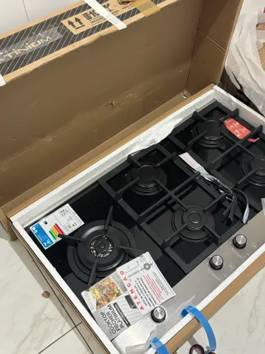 Cooktop Fischer Platinium 5 Bocas (Gás) - Novo, Na Caixa e Nunca Usado!