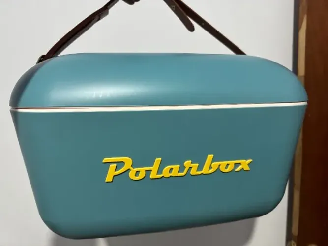 Cooler PolarBox retrô azul-petróleo claro