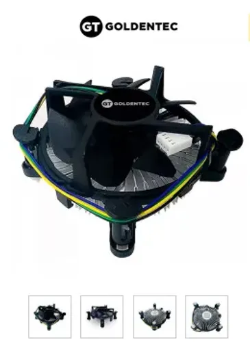 Cooler Para Processador Goldentec, Intel 1150/1151/1155/1156, Preto - Goldentec