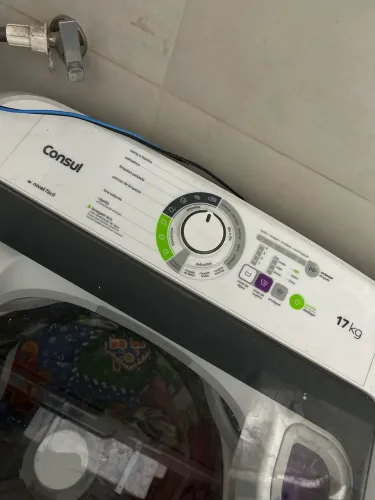 Máquina de lavar roupas cônsul 17 kilos 