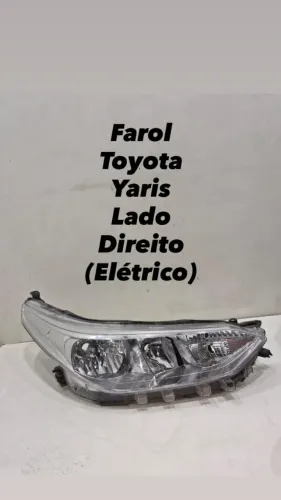 Farol Toyota Yaris Lado Direito (Elétrico)