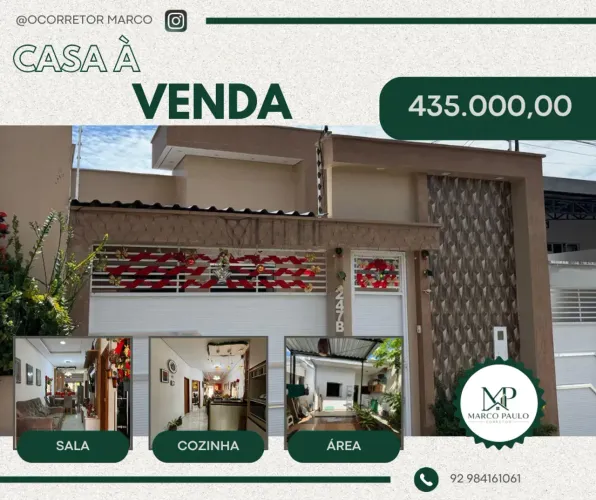VENDO LINDA CASA MOBILIADA - PARQUE DEZ - 2 QUARTOS