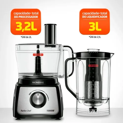 Vendo Multiprocessador + Liquidificador Mondial (novo)