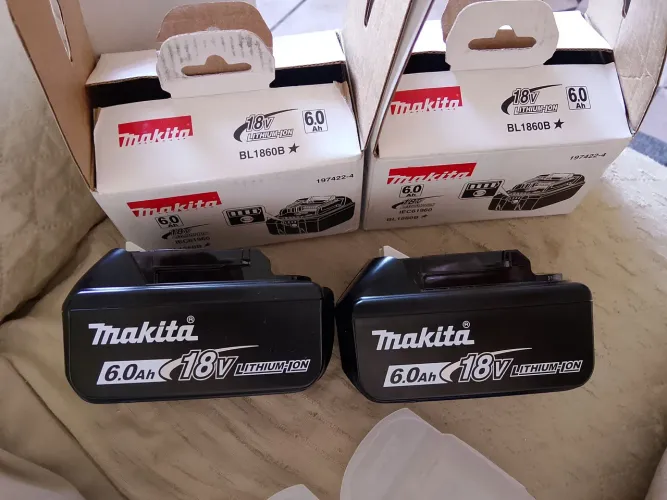 02 Baterias Makita 18v 6Ah