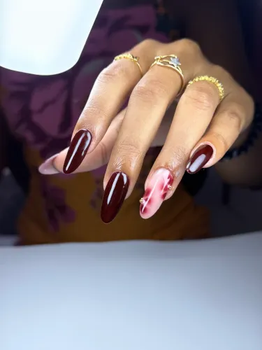 Alongamento de unha em gel