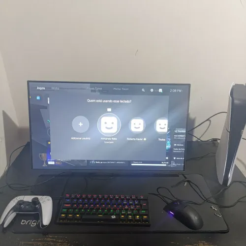 PS5 COMPLETO +MONITOR GAME E PERIFÉRICOS