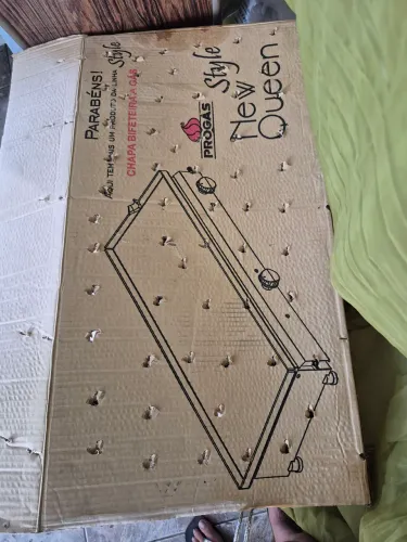 Chapa a gás.  
