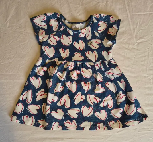 Vestido corações Elian 1 ano