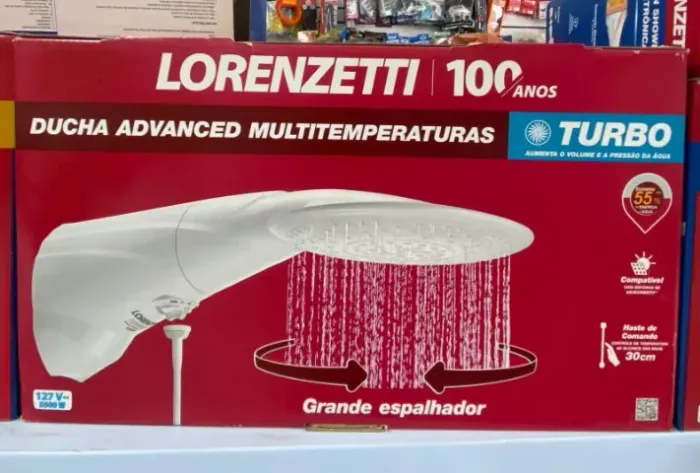 Ducha Advanced Multitemperaturas Turbo, Somos Loja. LEIA A DESCRIÇÃO!!!